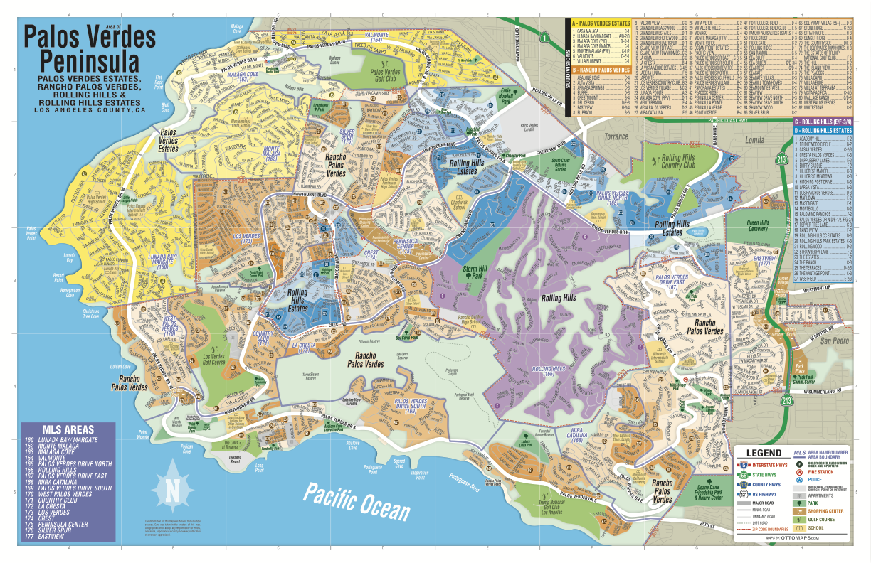 Palos Verdes Peninsula map preview